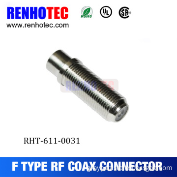 f female connector with rg174 coaxial cable terminal connector